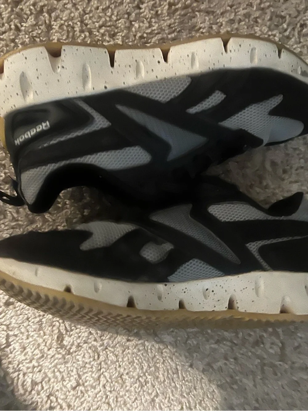 Reebok Kids Black and White Sneakers